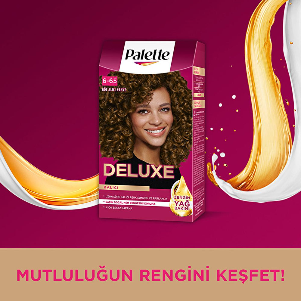 Palette Deluxe Hair Dye - Long-Lasting Coffee Brown Color with Nourishing Formula - view 5