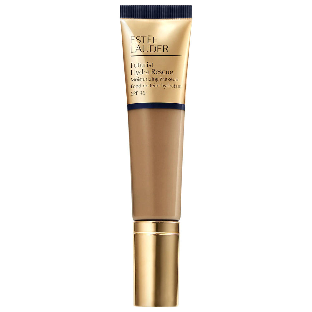 Estée Lauder Futurist Hydra Rescue Moisturizing Foundation SPF 45: Radiant Finish, Hydrating, Long-Lasting Coverage & Blue Light Protection Estée Lauder Hydra Rescue Foundation SPF 45: Radiant Coverage moisturizing foundation, SPF 45 foundation, radiant finish foundation, Estee Lauder foundation, hydrating foundation, foundation with vitamin E, long-lasting foundation, foundation for dry skin, foundation for sensitive skin, blue light protection makeup, foundation, makeup, face makeup, cosmetics, chia seed 