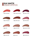 Flormar Silk Matte Liquid Lipstick - Long-Lasting Matte Finish, Nourishing Formula - Lipstick