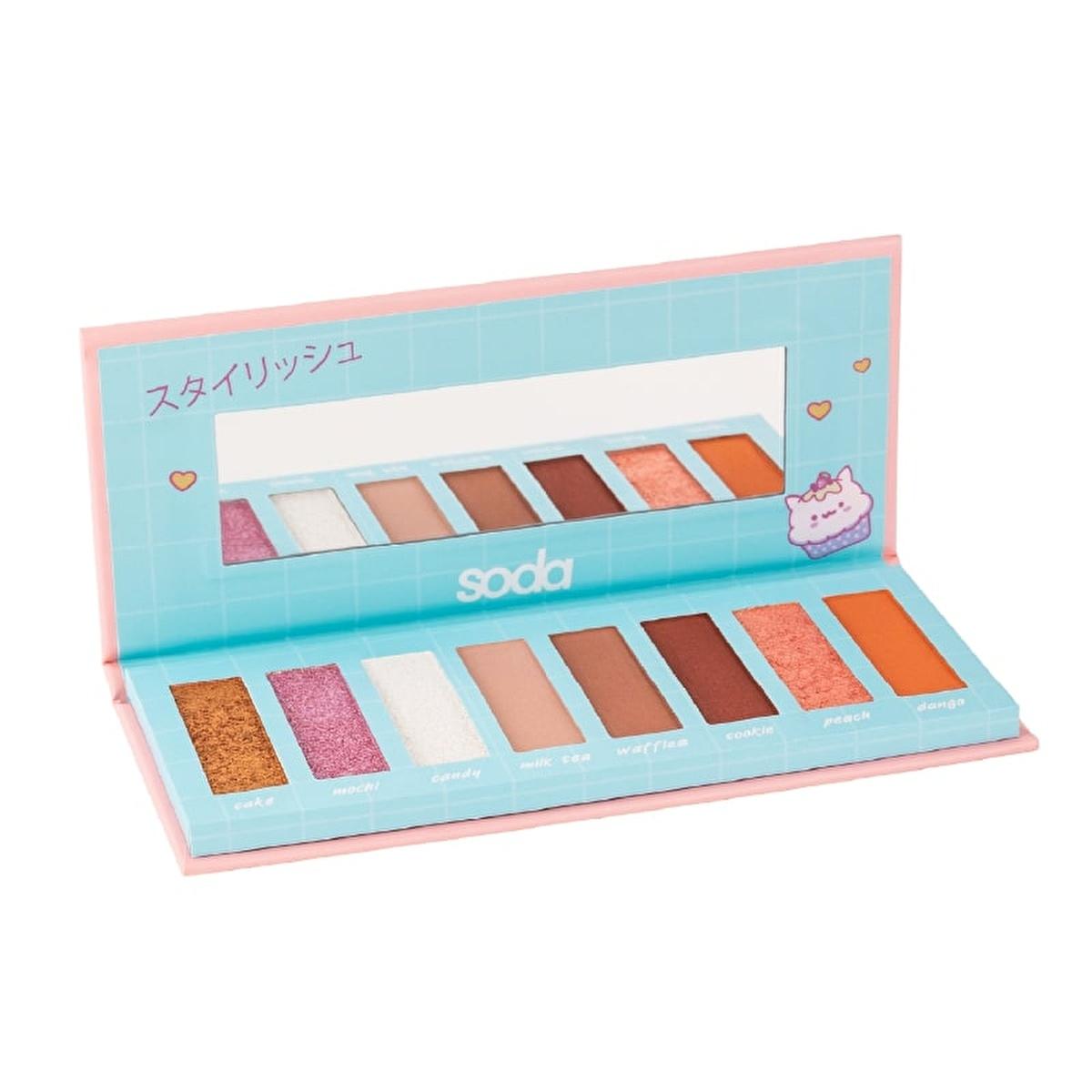 SODA Makeup Eyeshadow Palette - Stylish, Long-Lasting, Variety of Colors SODA Eyeshadow Palette - Variety & Longevity Makeup Eyeshadow Palette, Eyeshadow, Cosmetics, Beauty Products, SODA Brand, Makeup Essentials, Long-Lasting Makeup, Variety of Colors, Matte and Shimmer Finishes, Easy to Apply Makeup, High Pigmentation, Cosmetic Palette, Beauty Routine, Makeup for Beginners, Makeup for Professionals