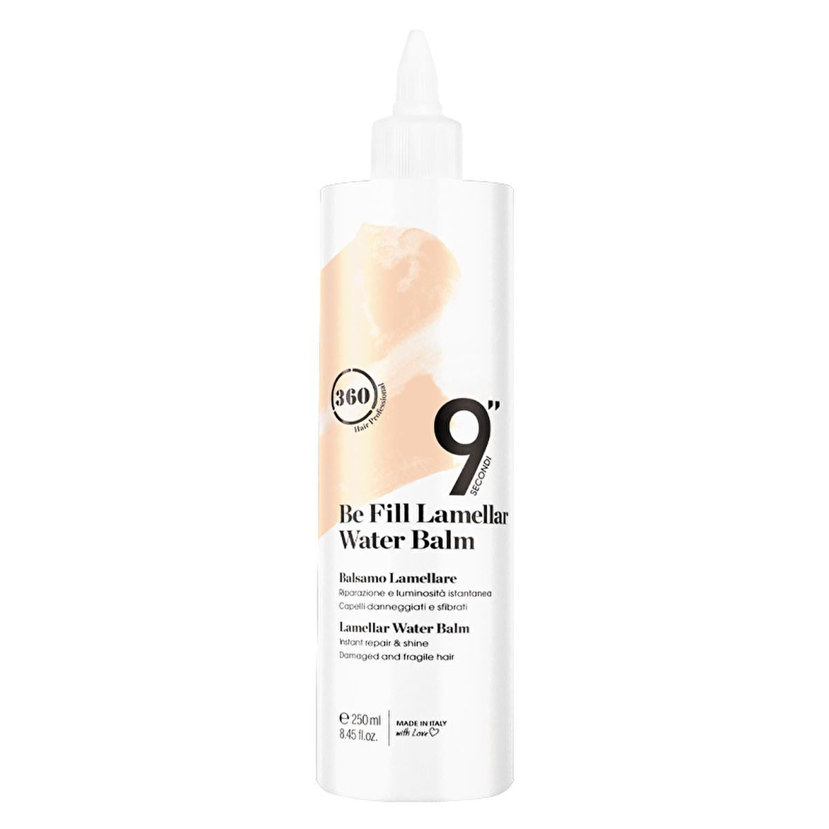 360 Hair Professional Be Fill: Lamellar Keratin Hair Repair Treatment for Damaged Hair | 9 Second Shine & Strengthening Hair Balm (8.45 fl oz) 360 Hair: Keratin Lamellar Hair Repair - Get Shiny, Strong Hair! lamellar hair treatment, keratin hair repair, damaged hair treatment, 9 second hair balm, hair shine treatment, hair repair product, brittle hair solution, hair care, hair mask, hair conditioner, damaged hair, brittle hair, hair repair, hair shine, keratin treatment, quick hair repair, easy hair care, h