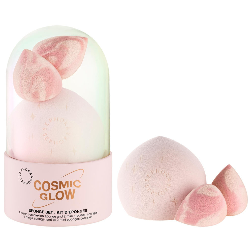 Cosmic Glow Makeup Sponge Set - 3 Unique Sponges & Holographic Storage Case for Flawless Makeup Application Cosmic Glow Makeup Sponge Set for Flawless Makeup cosmic makeup sponges, makeup sponge set, galactic beauty tools, novelty makeup applicators, holographic storage case, beauty enthusiasts, unique makeup tools, precise makeup application, makeup routine, flawless coverage, beauty gifts, cosmic design, makeup accessories, beauty tools, makeup sponges, storage case, beauty products, makeup essentials, be