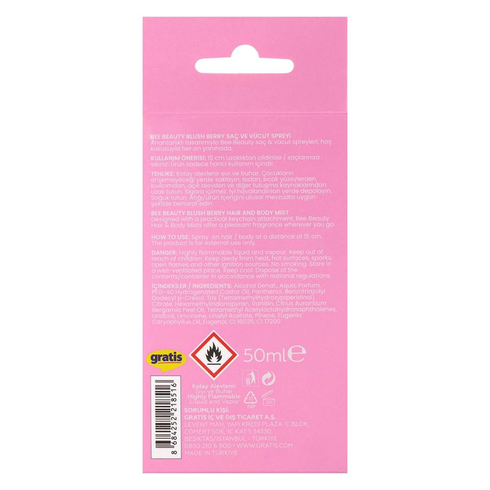 Bee Beauty Blush Berry Hair and Body Mist 50 ml