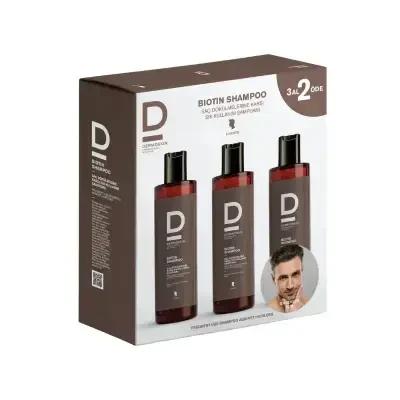 Dermoskin Biotin Men's Shampoo Kofre 3x200ml - image 3