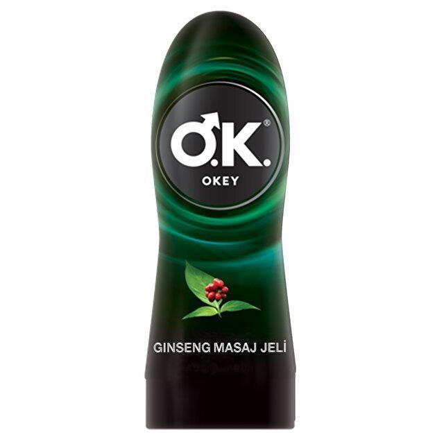 Okey Ginseng Personal Lubricant Gel - Water-Based, Latex-Compatible, 6.76 fl oz - Intimate Care