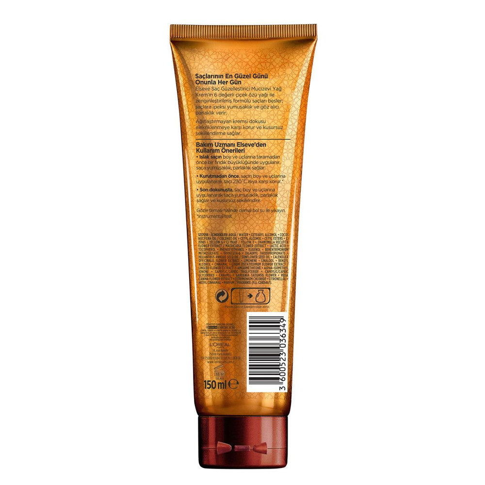 Loreal Paris Elseve Hair Beautifying Cream - Nourishing Jojoba Oil for Dry Hair | 5.07 fl. oz. - Hair Mask