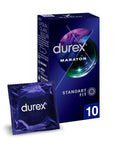 Durex Extended Pleasure Condoms with Benzocaine 5% - Dermatologically Tested, Safe Sex Products for Adults - Skin Care
