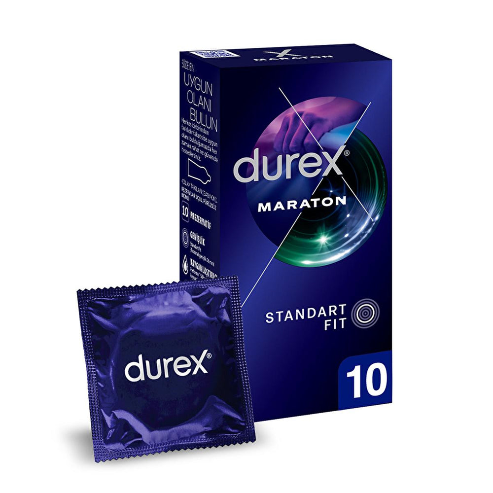Durex Extended Pleasure Condoms with Benzocaine 5% - Dermatologically Tested, Safe Sex Products for Adults - Skin Care