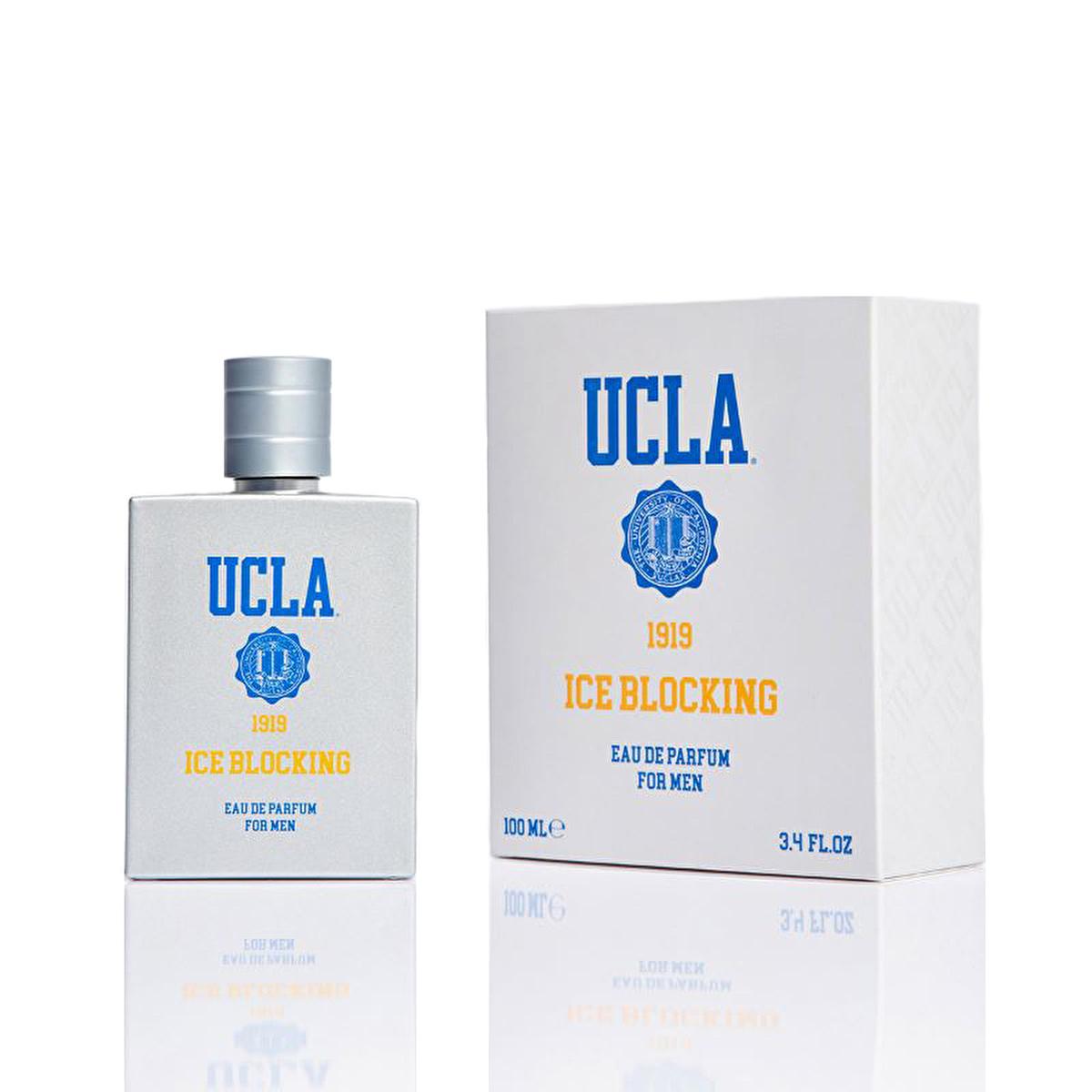 ucla ice blocking edp men's fragrance, 100 ml bottle of ucla ice blocking perfume Ucla Ice Blocking EDP - Fresh Citrus & Woody Notes for Men | 3.4 fl. oz. Ucla Ice Blocking EDP - Men's Fragrance 100ml ucla, ice-blocking, mens-fragrance, citrus-perfume, woody-notes, fresh-scents, adventurous-perfume, edp, ai-generated, 100ml