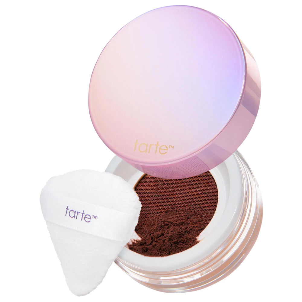 Creaseless Setting & Brightening Powder | Long-Lasting, Sweatproof, Brightened Under-Eye Finish | Cruelty & Paraben-Free Creaseless Setting Powder | Brighten & Set for All-Day Wear setting powder, creaseless setting powder, brightening powder, loose setting powder, long-lasting makeup, sweatproof makeup, Amazonian clay powder, paraben-free cosmetics, cruelty-free setting powder, makeup, face powder, under eye brightener, makeup setting, long wear makeup, sweat resistant makeup, flawless finish, natural fini