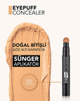 Flormar Eye Puff Concealer - Soft Beige, Medium Coverage, Anti-Acne, Creamy Texture - view 3