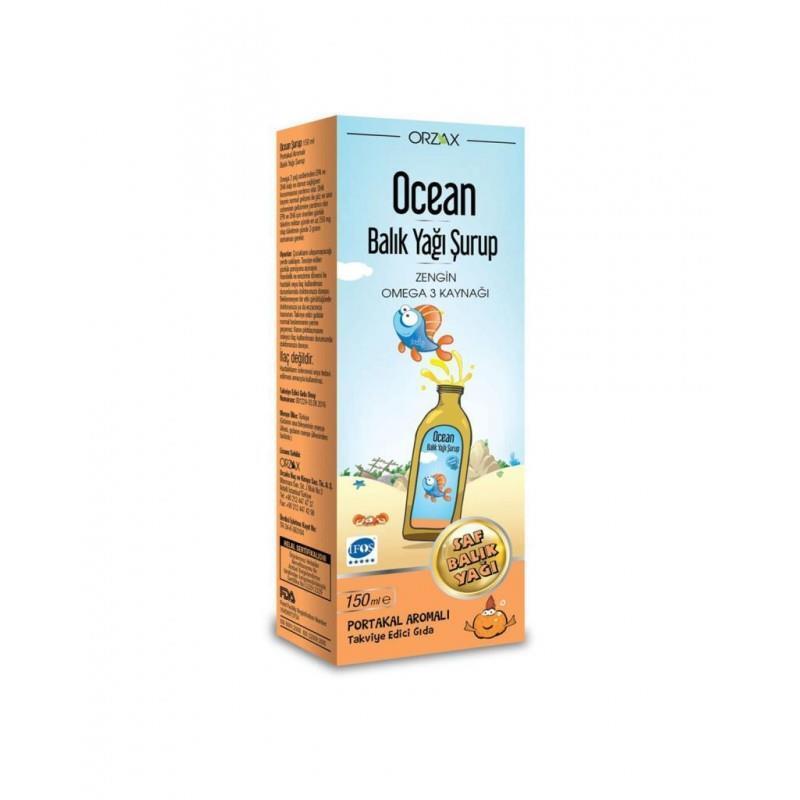 Orzaks Ocean Omega-3 Orange Flavored Fish Oil Syrup - Supports Heart Health & Brain Function Orzaks Omega-3 Fish Oil Syrup - Heart Health Support Omega-3 supplement, Fish oil syrup, Orange flavored Omega-3, Dietary supplement for heart health, Omega-3 fatty acids EPA DHA, Health supplements, Nutritional supplements, Heart health support, Brain function support, Kids supplements, Adults supplements, Orzaks, Omega-3 benefits