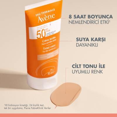 Avene Tinted Cream SPF50+ Unifying 50ml - Tinted Sunscreen Cream for Dry Skin with High SPF Protection - image 5