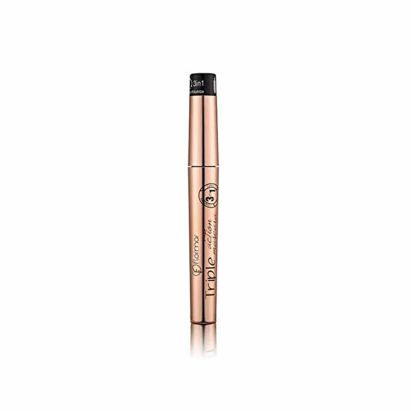 Flormar Triple Action Mascara - Lengthening, Curling, and Volumizing Mascara for Enhanced Eyelashes Flormar Triple Action Mascara - Lengthen, Curl &amp; Volume Flormar Mascara, Triple Action Mascara, Lengthening Mascara, Curling Mascara, Volumizing Mascara, Eyelash Enhancement, Makeup Essentials, Cosmetic Products, Eye Makeup, Mascara for Enhanced Eyelashes