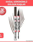 Maybelline New York 2-in-1 Brow Pen and Gel - Precise Application & Long-Lasting - 260 Deep Brown Maybelline New York 2-in-1 Brow Pen & Gel - Precise & Long-Lasting brow pen, brow gel, Maybelline New York, 2-in-1 brow product, eyebrow makeup, Deep Brown brow color, brow grooming, makeup, beauty, cosmetics, brow care, grooming essentials, beauty products, makeup tools, brow shaping, brow filling, long-lasting makeup