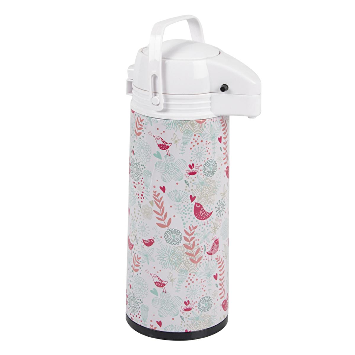 Tivoli 1.9 L Patterned Thermos: Keep Drinks Hot &amp; Cold - Insulated Beverage Container Tivoli Thermos 1.9L: Hot &amp; Cold Insulated Beverage Container thermos, insulated beverage container, 1.9 L thermos, patterned thermos, hot and cold beverage container, Tivoli thermos, portable thermos, beverage container, insulated container, hot drinks, cold drinks, travel thermos, picnic thermos, camping thermos, stylish thermos, patterned design, thermal container, beverage storage, drink holder, portable drink, insulate