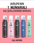 Taft Power Kaşmir Saç Köpüğü - Strong Hold Hair Mousse for Dry & Damaged Hair Taft Strong Hold Hair Mousse - 24hr Hold & Softness Hair Styling Mousse, Taft Power Kaşmir Saç Köpüğü, Strong hold hair mousse, Long-lasting hair styling product, Hair care for dry damaged hair, Hair styling products, Dry hair care, Damaged hair repair, Luxurious hair products, Hair mousse with cashmere softness