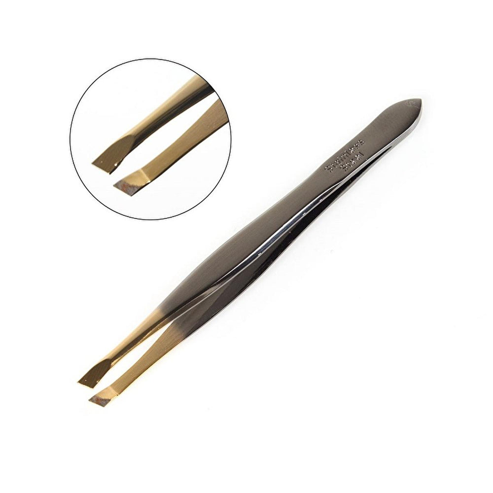 Nascita Nanoteknoloji Slanted Tip Tweezer for Precision Hair Removal - Ergonomic Design, Nanotechnology - Beauty Accessories