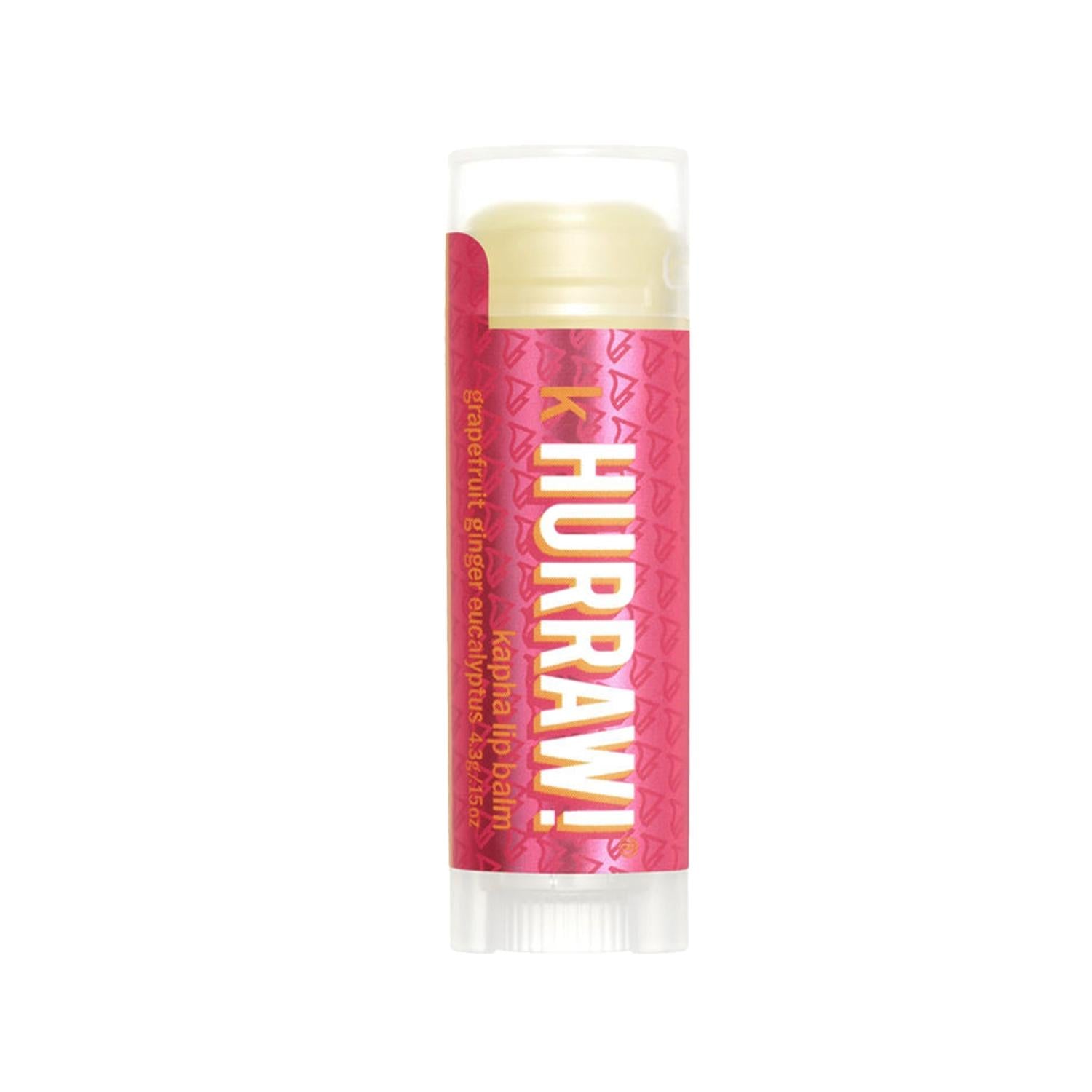 Hurraw Kapha Lip Balm Grapefruit Ginger &amp; Eucalyptus 4.8g