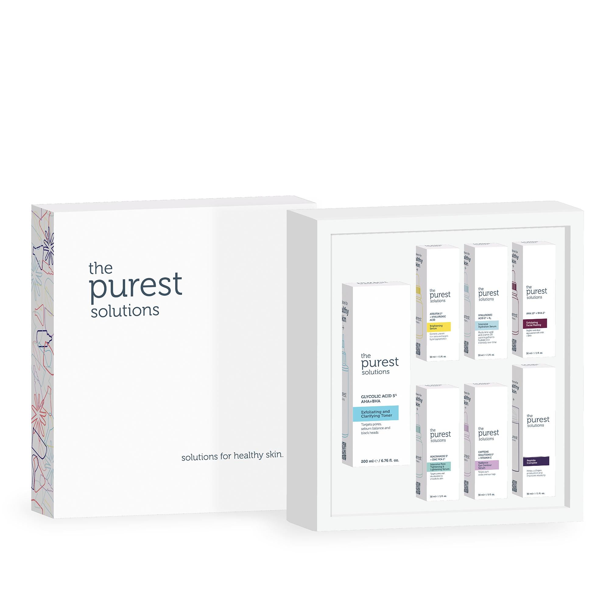 The Purest Solutions 7-Piece Skincare Set - Comprehensive Skincare Routine for All Skin Types The Purest Solutions 7-Piece Skincare Set Skincare set, The Purest Solutions, 7-piece skincare set, Skincare routine, Skincare products, Comprehensive skincare, Skincare for all skin types, Skincare gift set, Beauty products, Skincare essentials