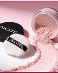 Note Pink Loose Powder Brightening Setting Makeup