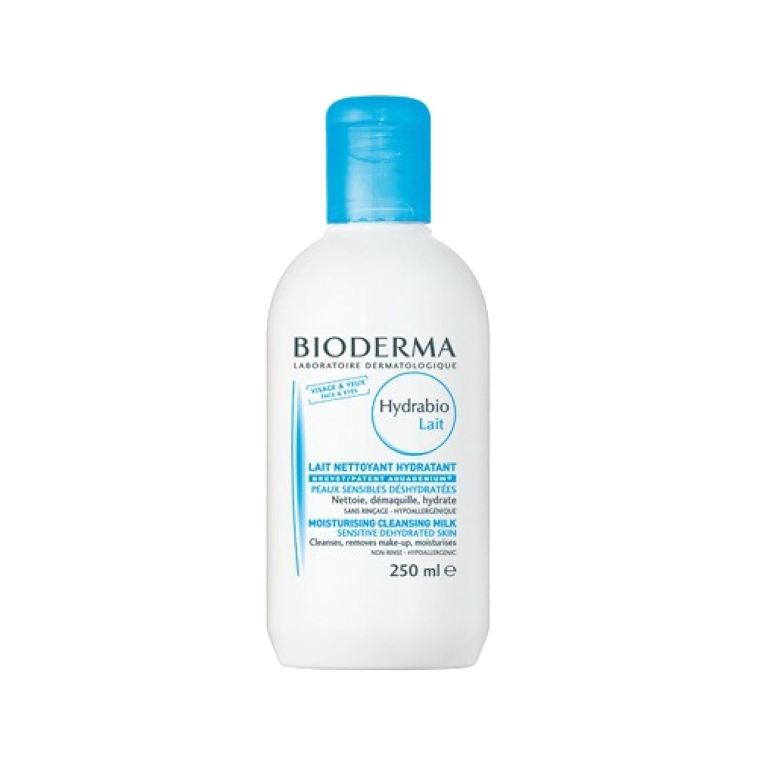 Bioderma Hydrabio Milky Cleanser - Gentle Moisturizing Facial Cleanser for Dry & Sensitive Skin, 8.45 fl oz Bioderma Hydrabio Milky Cleanser - Gentle Facial Cleanser Bioderma Hydrabio, Milky Cleanser, Facial Cleanser, Moisturizing Cleanser, Gentle Skincare, Dry Skin, Sensitive Skin, Skincare Routine, Dermatologically Tested, Bioderma, Facial Care, Skincare Products
