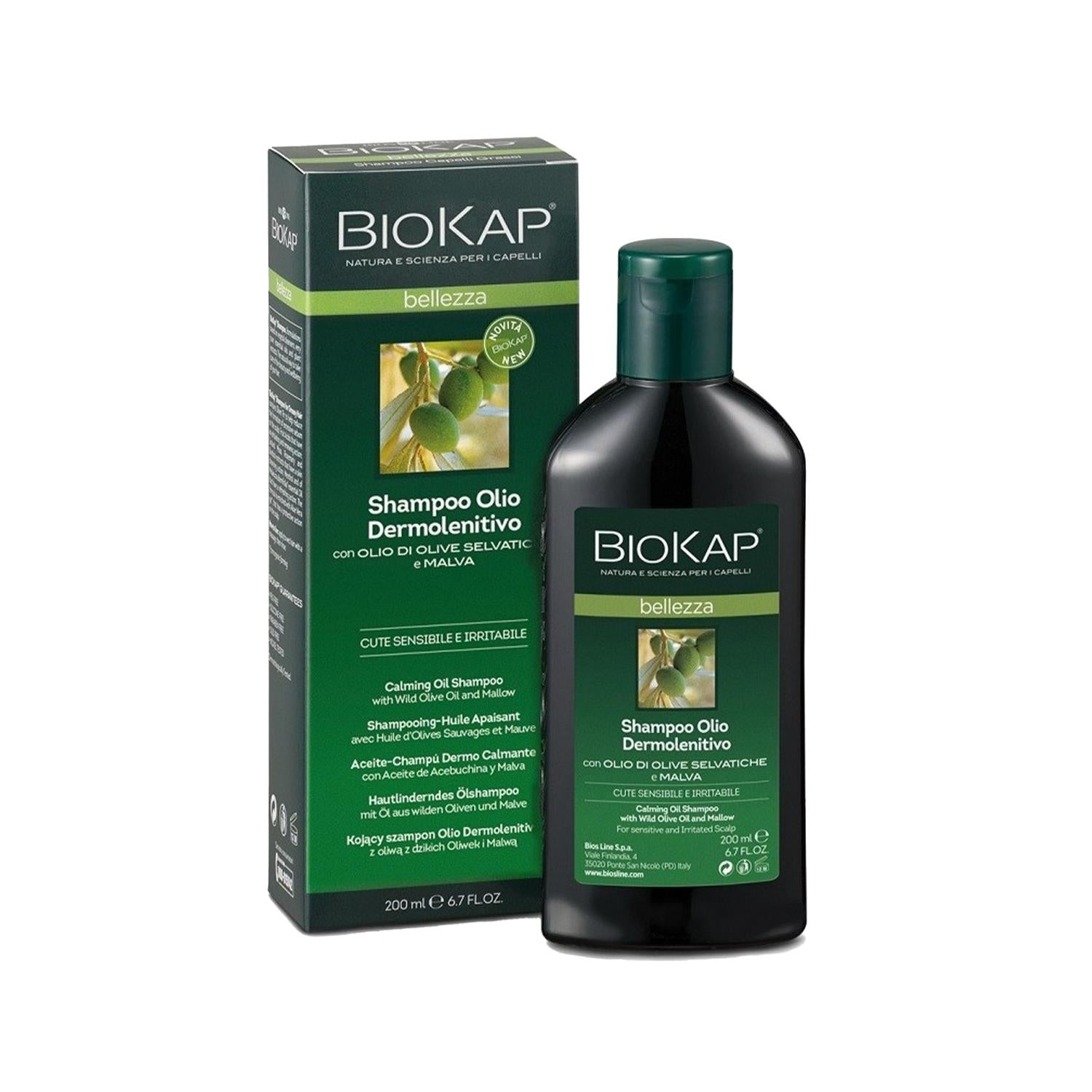 Biokap Bellezza Olive Oil Shampoo - Nourishing, Soothing Hair Care for Dry, Damaged Hair - 6.76 fl oz Biokap Bellezza Olive Oil Shampoo - Nourishing Hair Care olive oil shampoo, nourishing shampoo, Biokap Bellezza, soothing hair care, natural shampoo, hair nourishment, moisturizing shampoo, dry hair care, damaged hair repair, sensitive scalp relief, antioxidant hair care, natural hair products