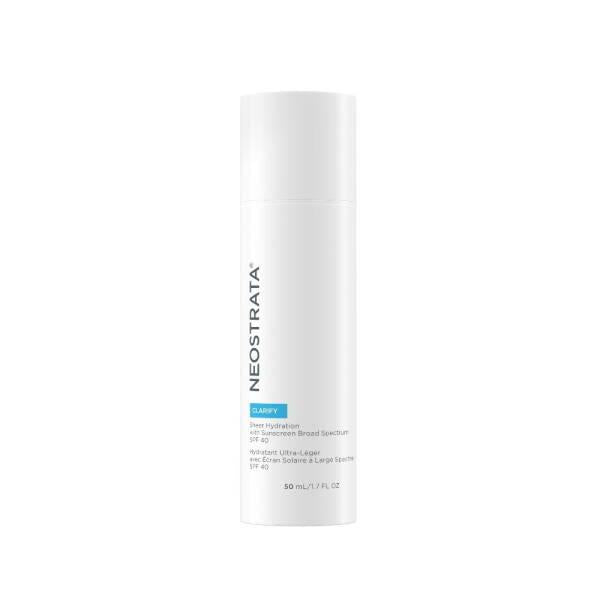 neostrata clarify sheer hydration spf40 50ml bottle, neostrata spf40 moisturizer application, neostrata sheer hydration lotion texture Neostrata Clarify Sheer Hydration SPF40 - Oil-Free Moisturizer | 1.7 fl oz Neostrata Clarify Sheer Hydration SPF40 Lotion neostrata, sheer-hydration, spf40, oil-free, moisturizer, sun-protection, oily-skin, daily-use, hydration, ai-generated