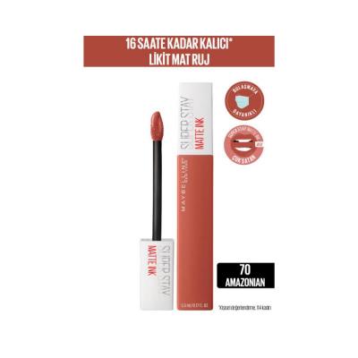 maybelline super stay matte ink liquid lipstick 70 amazonian, vibrant matte lipstick maybelline new york Maybelline New York Super Stay Matte Ink - 70 Amazonian | Liquid Lipstick Maybelline Super Stay Matte Ink - 70 Amazonian maybelline, liquid-lipstick, matte-lipstick, long-lasting, waterproof-lips, makeup, beauty-lovers, lip-color, high-pigment, ai-generated