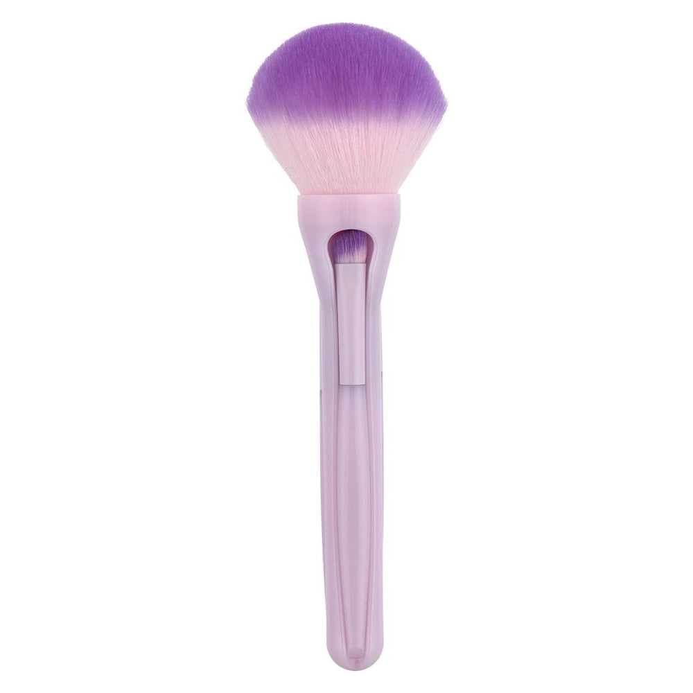Eklips 4-Piece Lilac Makeup Brush Set for Face and Eyes