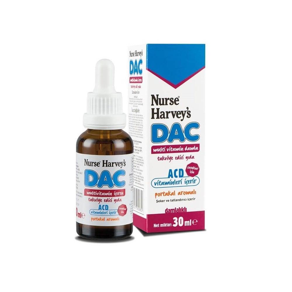 Nurse Harvey's Vitamin Supplement Drops - Orange Flavored A, C, D Vitamins for Immune Support Nurse Harvey's Vitamin Drops - A, C, D for Immune Support Vitamin supplement drops, A C D vitamins, Orange flavored vitamins, Liquid vitamin supplement, Nurse Harvey's DAC Vitamin Damlası, nutritional support, immune function, health supplements, dietary supplements, children's vitamins, easy administration, liquid vitamins, orange flavored, health conscious, dietary restrictions