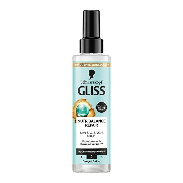Gliss Nutri-Balance Repair Liquid Hair Treatment - Hair Repair Cream with Ceramide & Silk, Anti-Hair Loss, Heat Protectant Gliss Nutri-Balance Repair Liquid Hair Treatment - Repair & Protect hair repair cream, liquid hair treatment, anti-hair loss product, heat protectant for hair, Gliss Nutri-Balance Repair, hair care, hair treatment, Ceramide hair care, Silk hair care, damaged hair repair, hair loss solution, heat styling protection