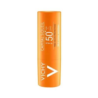 vichy spf 50 sunscreen stick, vichy sun protection stick in packaging Vichy SPF 50+ Sunscreen Stick - Ultra Protection | 9 ml Vichy SPF 50+ Sunscreen Stick for Outdoor Protection vichy, sunscreen, sp50, skincare, outdoor, uv-protection, sunscreen-stick, sun-care, skin-health, ai-generated