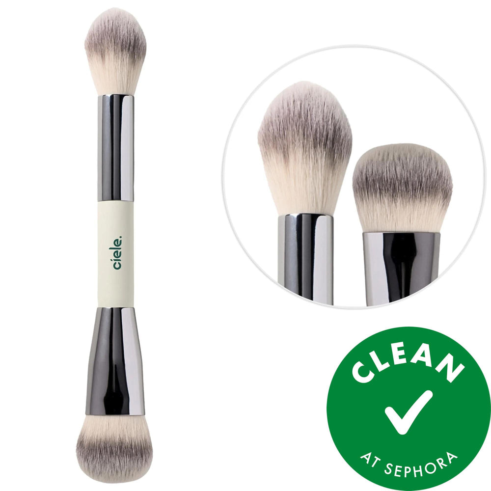 Real Techniques Dual-Ended Sculpt Brush for Precision Makeup Application - Vegan & Cruelty-Free Makeup Brush Dual-Ended Sculpt Brush - Vegan Makeup Brush by Real Techniques makeup brush, sculpt brush, dual-ended brush, vegan makeup tools, cruelty-free beauty products, synthetic bristles, buildable coverage, precision makeup application, makeup essentials, beauty tools, vegan beauty, cruelty-free makeup, gluten-free cosmetics