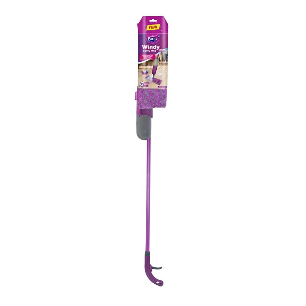 Parex Windy Duo Microfiber Mop - Reusable, Double-Sided, and Washable for Effective Floor Cleaning