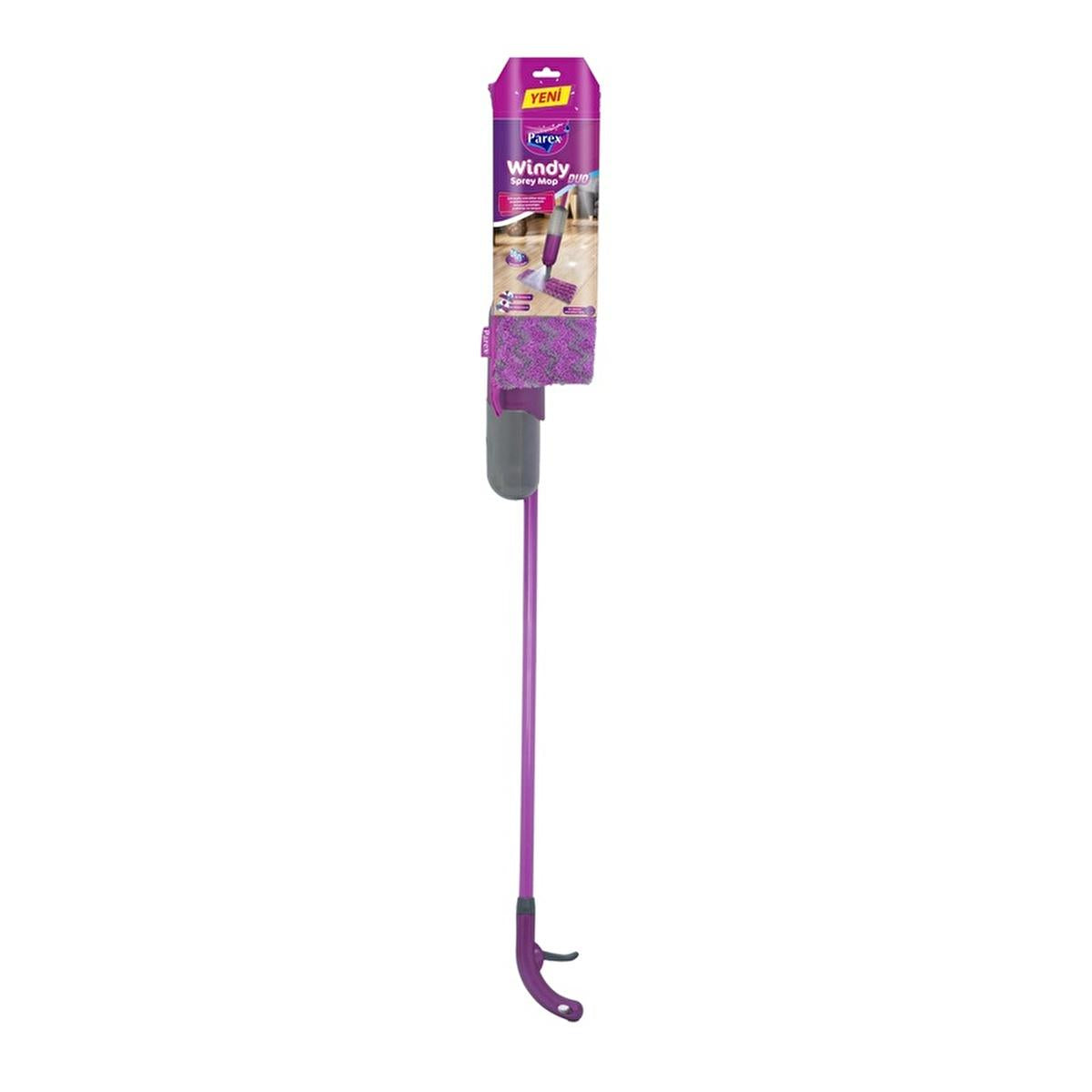 Parex Windy Duo Microfiber Mop - Reusable, Double-Sided, and Washable for Effective Floor Cleaning Parex Windy Duo Microfiber Mop - Reusable & Washable microfiber mop, reusable cleaning cloth, double-sided mop, washable mop, effective floor cleaning, eco-friendly cleaning, parquet cleaning, tile cleaning, floor covering cleaning, durable cleaning tools