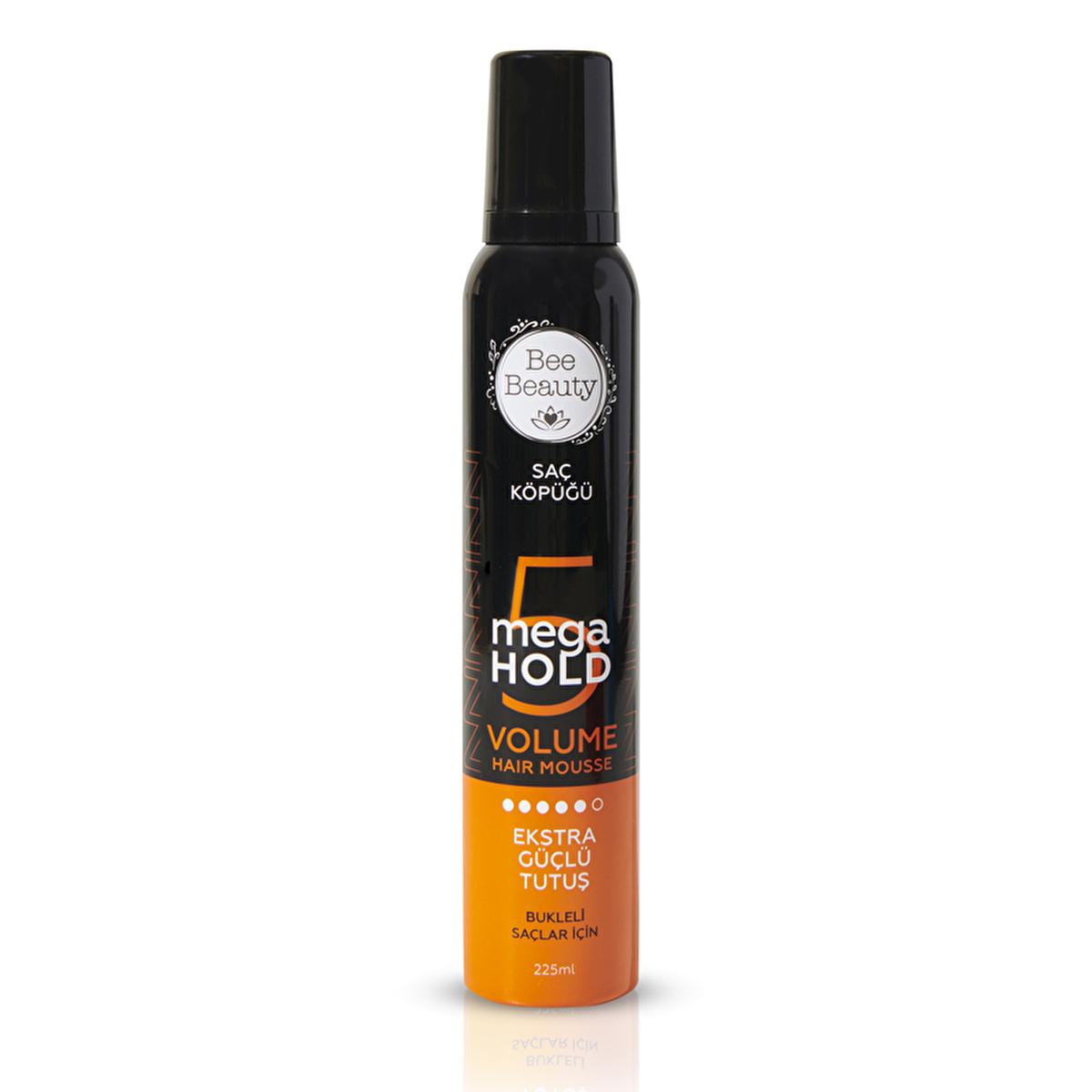 Bee Beauty Extra Strong Hold Hair Styling Mousse for Volume &amp; Definition - 7.61 fl oz - Hair Spray