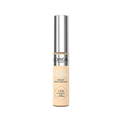 L'Oreal Paris True Match Radiant Serum Concealer - Lightweight, Flawless Coverage for Dark Circles & Imperfections L'Oreal Paris True Match Radiant Serum Concealer for Flawless Skin L'Oreal Paris True Match Radiant Serum Concealer, Concealer for dark circles, Lightweight concealer, Serum concealer with Hyaluronic Acid, Makeup for flawless skin tone, Cosmetics, Beauty Products, Skincare Makeup, Dark Circle Concealer, Flawless Finish Makeup, Everyday Makeup Essentials, Radiant Skin Concealer