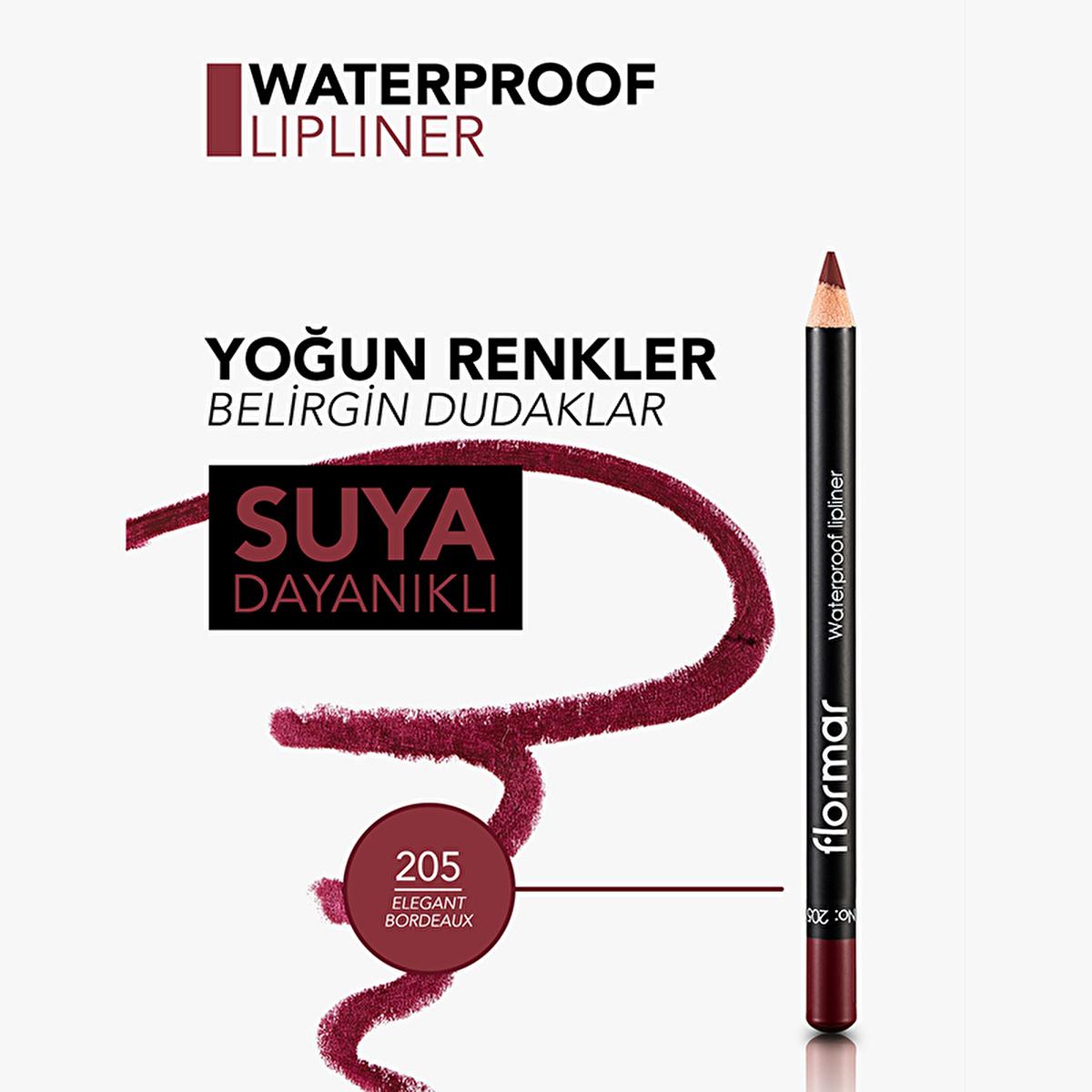 Flormar Waterproof Matte Lip Liner - Long Lasting, High Pigment Density Flormar Waterproof Matte Lip Liner - Long Lasting & High Pigment Mat Dudak Kalemi, Waterproof Lip Liner, Flormar Lip Liner, Long Lasting Lip Makeup, Matte Finish Lip Color, Cosmetic, Makeup, Lip Care, Beauty Products, Waterproof Makeup, Vitamin Enriched, Precision Lip Liner