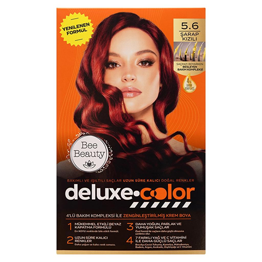 Bee Beauty Deluxe Color Kit Hair Dye 5.6 Wine Red