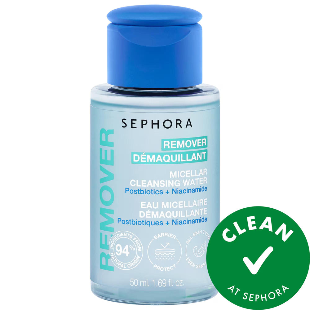 Dermalogica Mini Micellar Cleansing Water with Postbiotics + Niacinamide - Vegan Makeup Remover & Skincare Dermalogica Micellar Cleansing Water - Vegan Makeup Remover Micellar Cleansing Water, Postbiotics skincare, Niacinamide benefits, Vegan skincare products, Cruelty-free cosmetics, Makeup Remover, Skincare for dryness, Gluten-free cosmetics, Liquid formulation, Recyclable packaging, Effective makeup removal, Skincare routine, Sustainable beauty products