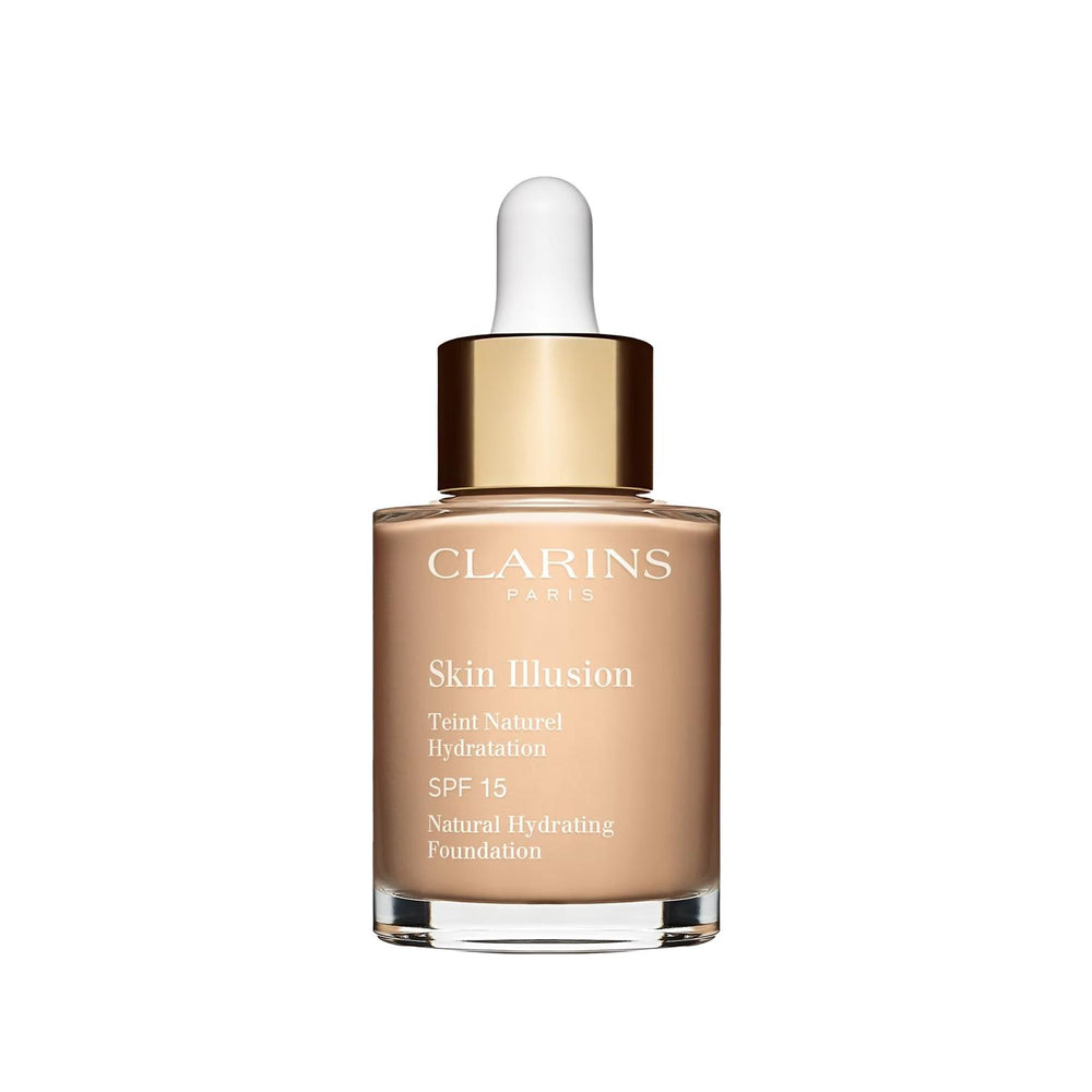 Clarins Skin Illusion SPF 15 Hydrating Liquid Foundation: Natural, Light Coverage, Sun Protection Shade 105 Clarins Skin Illusion SPF 15: Hydrating Foundation & Sun Protection Clarins Skin Illusion, Hydrating foundation, SPF 15 foundation, Liquid foundation, Foundation with sun protection, Clarins foundation shade 105, Light coverage foundation, Skincare foundation, foundation, makeup, SPF foundation, hydrating makeup, light coverage, natural look, sun protection, beauty, cosmetics, face makeup, daily use, 