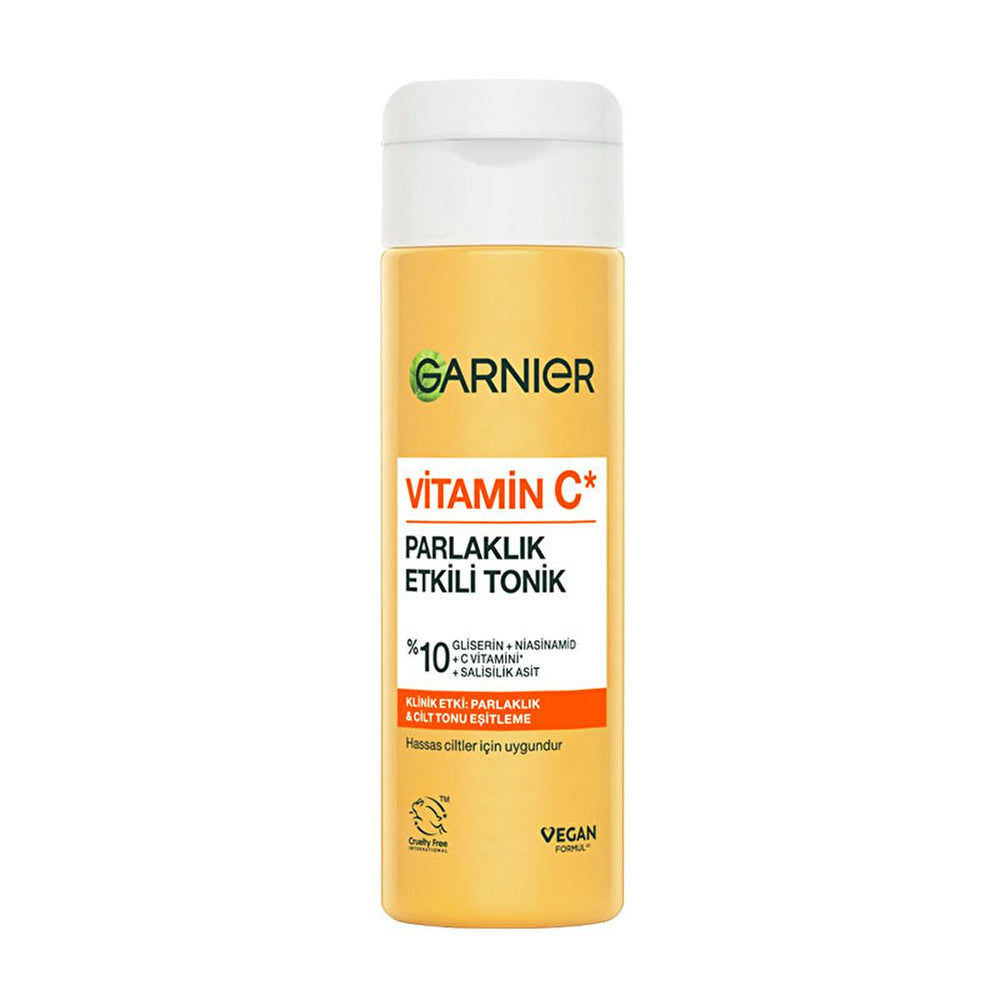 Garnier Vitamin C Brightening Toner: Hydrating Facial Toner to Even Skin Tone, Boost Radiance & Reduce Dark Spots - For Brighter, Glowing Skin Garnier Vitamin C Toner: Brighten & Even Skin Tone Vitamin C toner, Brightening toner, Skin tone evening toner, Hydrating facial toner, Garnier Vitamin C toner, Niacinamide toner, Salicylic acid toner, Radiance booster toner, Vitamin C skin care, Toner for dark spots, facial toner, hydrating toner, brightening skin, even skin tone, dark spot reduction, skincare, beau