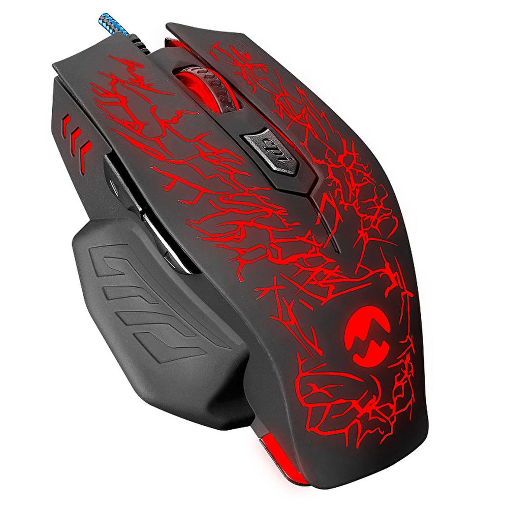 Everest SM-700 Wired Gaming Mouse - Customizable DPI, Optical Sensor, Black - view 6