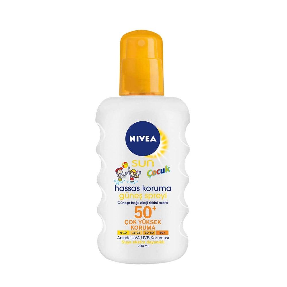 nivea sun kids sunscreen spray, nivea sunscreens for children, nivea spf 50 spray, nivea sunscreen for sensitive skin Nivea Sun Kids Sunscreen Spray SPF 50+ - Hypoallergenic Protection | 200 ml Nivea Sun Kids Sunscreen Spray SPF 50 | 200 ml nivea, sunscreen, kids-sunscreen, spf-50, sensitive-skin, hypoallergenic, sun-protection, children, outdoor-activities, ai-generated