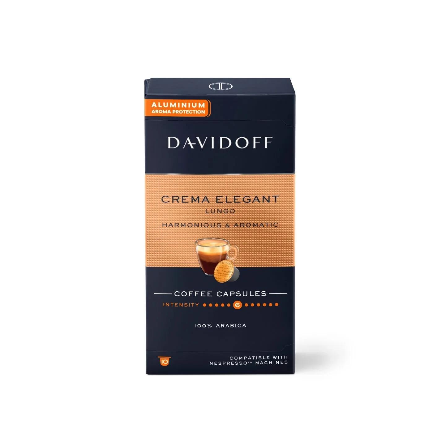 Davidoff Crema Elegant Lungo Coffee Capsules 10-Pack