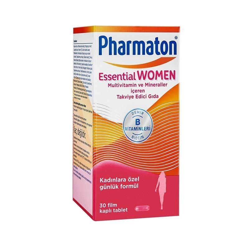 pharmaton-essential-women-30-tablet-front, pharmaton-essential-women-30-tablet-back Pharmaton Essential WOMEN 30 Tablets - Daily Multivitamin Formula Pharmaton Essential Women 30 Tablets | Multivitamins pharmaton, women-vitamins, multivitamins, daily-vitamins, health-supplements, dietary-supplements, vitamins-for-women, essential-nutrients, energy-support, ai-generated