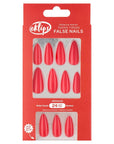 Eklips Red Almond Press-On Nails 24-Pack