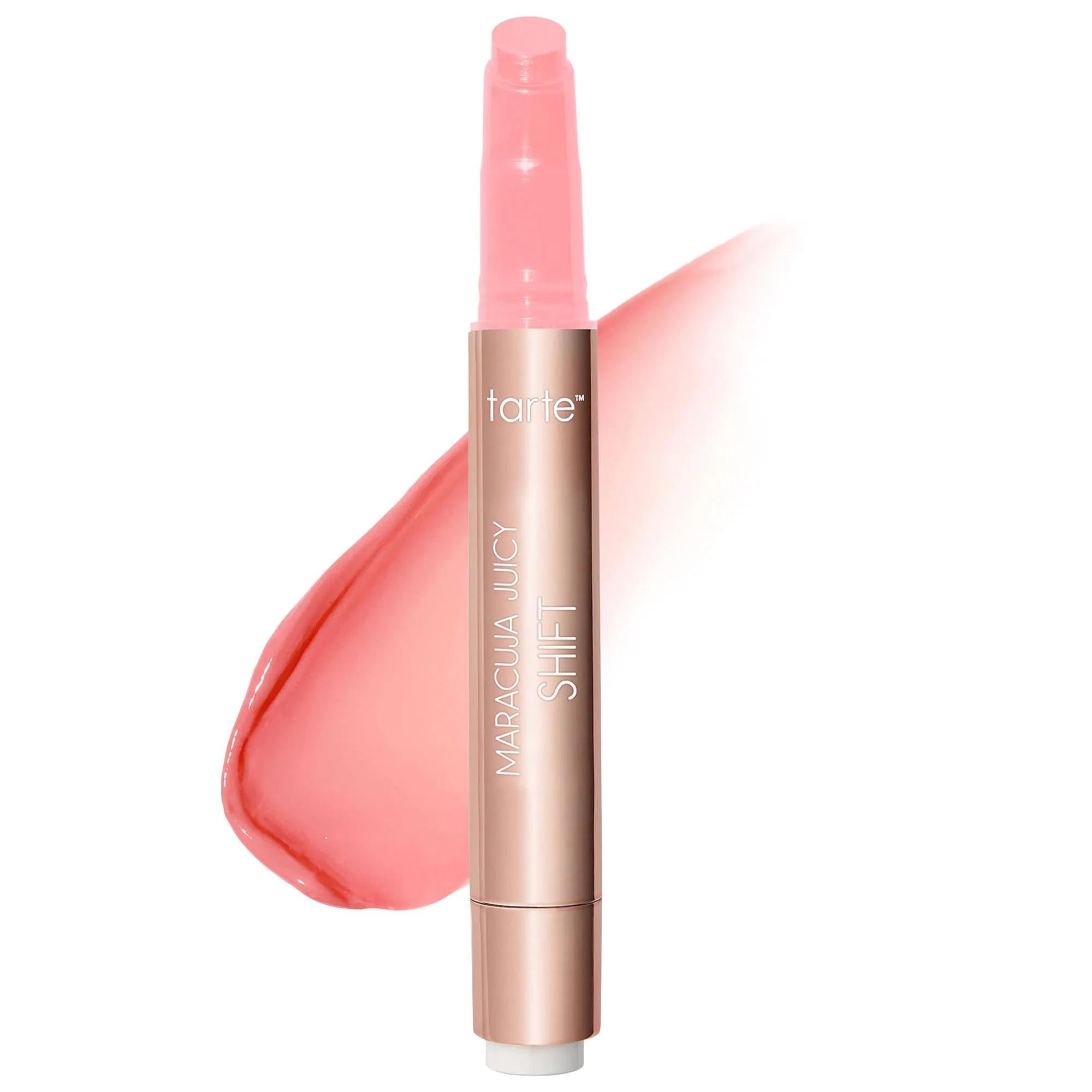 Tarte Maracuja Juicy Lip Plump Shift: pH Color-Shifting Lip Balm for Hydrated, Plump Lips - Vegan & Gluten-Free with Hyaluronic Acid & Superfruits Tarte Lip Plump Shift: Hydrating pH Lip Balm | Vegan maracuja juicy lip plump shift, pH lip balm, plumping lip gloss, hyaluronic acid lip balm, vegan lip plumper, gluten-free lip balm, color shifting lip balm, hydrating lip treatment, superfruit lip balm, tarte lip balm, lip balm, lip plumper, lip gloss, hydrating lip balm, vegan cosmetics, gluten-free cosmetics,