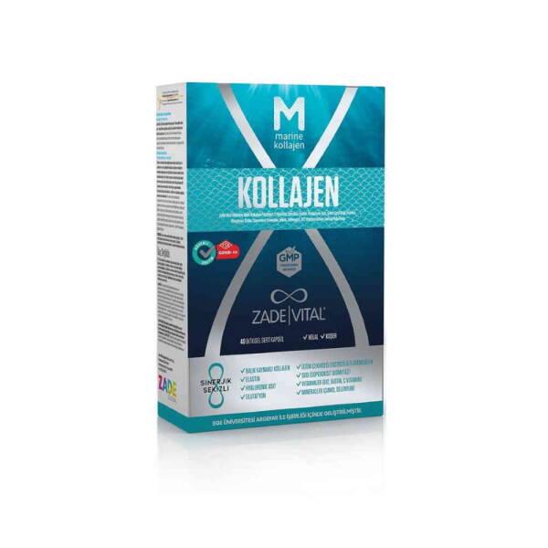 Zade Vital Marine Collagen Capsules: Boost Skin Health, Reduce Wrinkles & Improve Hydration - Hydrolyzed Fish Collagen, Hyaluronic Acid & Vitamin C Zade Vital Marine Collagen: Radiant Skin, Reduce Wrinkles marine collagen supplement, hydrolyzed fish collagen, collagen peptides, hyaluronic acid supplement, skin health supplement, anti-aging supplement, collagen for skin, biotin supplement, selenium supplement, collagen elastin complex, marine collagen, fish collagen, hyaluronic acid, vitamin C, grape seed ex